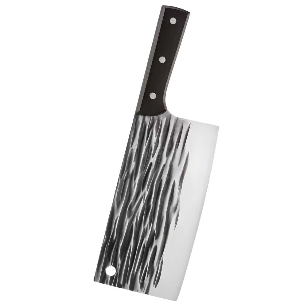 Couteau de boucher à fendre en acier forgé