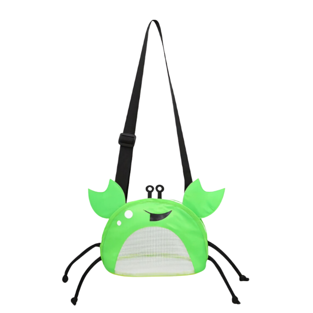 Sac de plage imperméable pour enfant en forme de crabe
