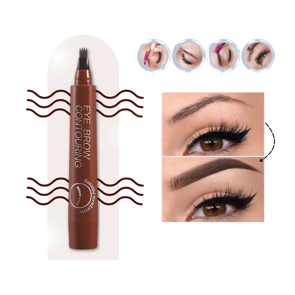 Stylo à sourcils liquide résistant à l'eau