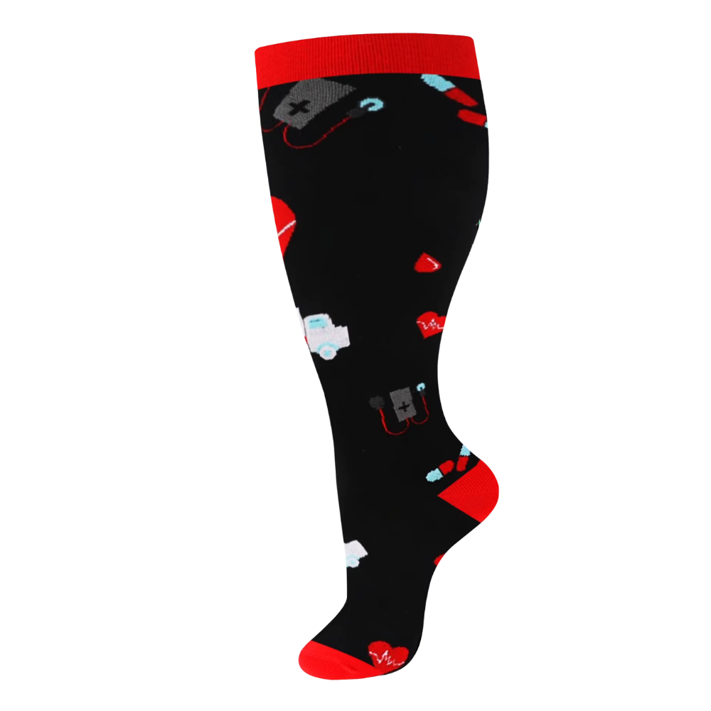Wide Breathable Compression Sock