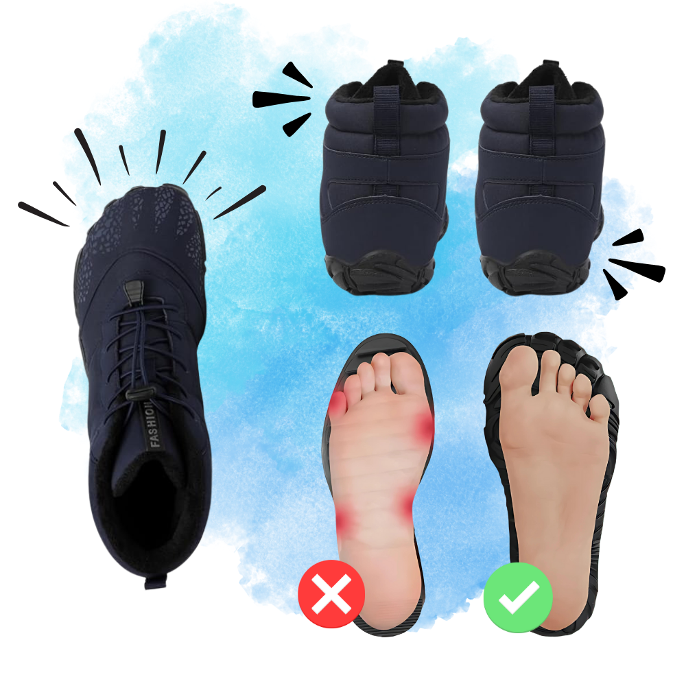 Chaussures de randonnée imperméables à semelle plate