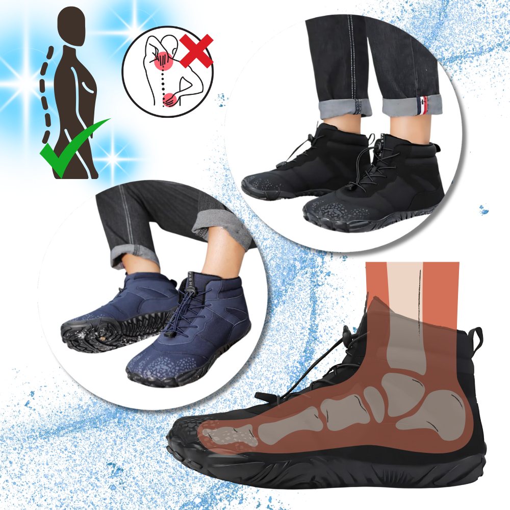 Chaussures de randonnée imperméables à semelle plate